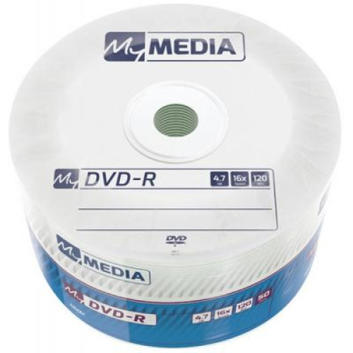 Купить Диск DVD MyMedia DVD-R 4.7GB 16X Wrap MATT SILVER 50шт (69200)