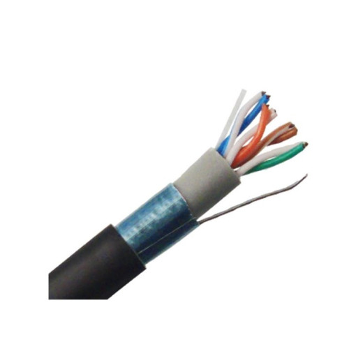 Купити Кабель ATcom FTP cat.5e Cu (мідь) 4 пари 0,5 мм, зовнішній, PVC + PVE, 305 м Premium (13426)