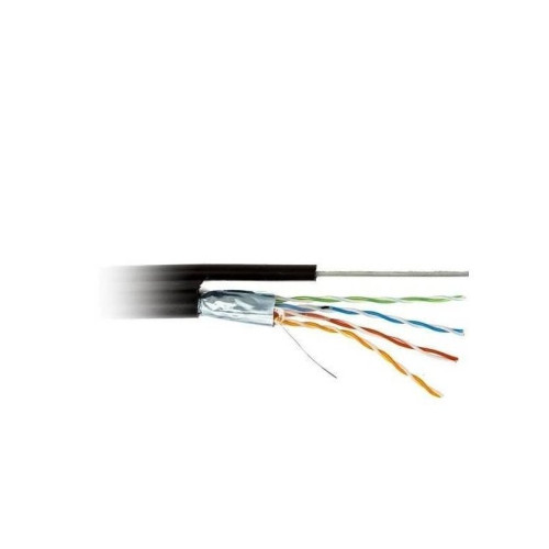 Купити Кабель ATcom FTP cat.5e CCA 4 пари 0,5 мм, зовнішній, PVC + PVE, трос 1,2 305 м Standart (13760)