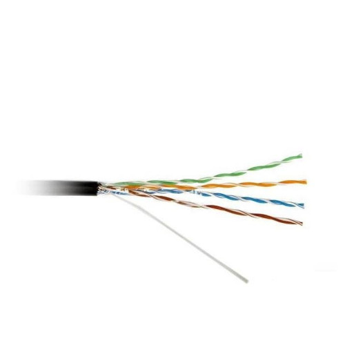Купити Кабель ATcom Standard FTP cat.5e CCA (біметал) 4 пари 0,5 мм, зовнішній, PVC + PVE, 305 м (20799)