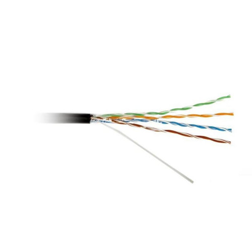 Купити Кабель ATcom UTP cat.6 CU 4 пари 0,51 мм, зовнішній, PVC + PVE, 305 м 1Gb / s Premium (10888)