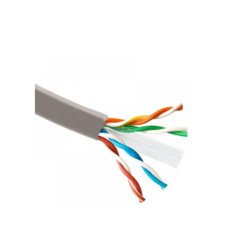 Купити Кабель ATcom UTP cat.6 CCA 4 пари 0,51 мм, внутрішній, PVC, 305 м 1Gb / s Standart (16382)