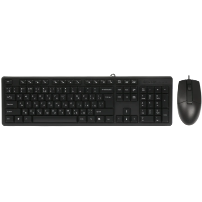 Купить Комплект клавиатура+мышка A4Tech KK-3+OP-330 USB