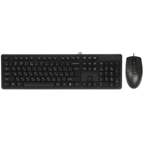 Купить Комплект клавиатура+мышка A4Tech KK-3+OP-330 USB
