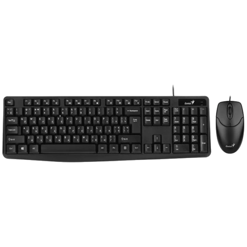 Купить Комплект (клавиатура + мышь) Genius KM-170 Black Ukr (31330006409)
