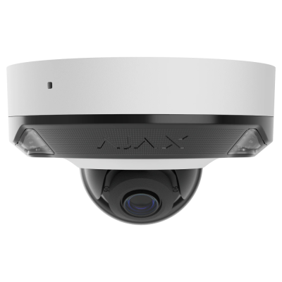 Купить IP видеокамера Ajax DomeCam Mini HL (8 Mp/2.8 mm) white