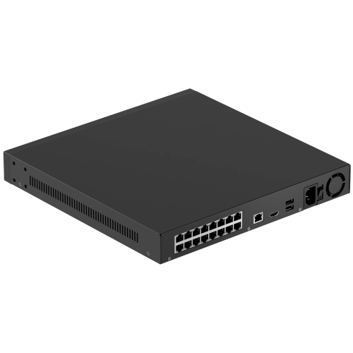 Купить Видеорегистратор Ajax Superior NVR H2DAI16PAC (16ch) black 24ТБ PoE AI
