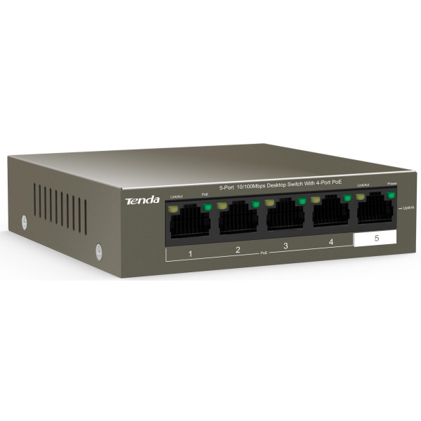 Купить Комутатор Tenda TEF1105P-4-63W