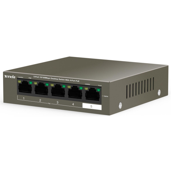 Купить Комутатор Tenda TEF1105P-4-63W