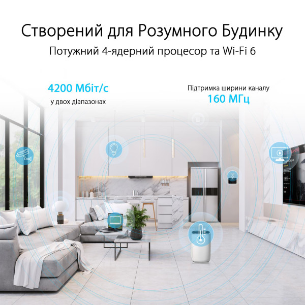 Купити Бездротовий маршрутизатор Asus RT-AX59U (90IG07Z0-MO3C00)