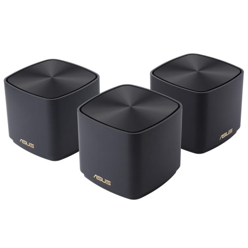 Купить Wi-Fi Mesh-система Asus ZenWiFi XD4 Plus 3pk Black (90IG07M0-MO3C50)