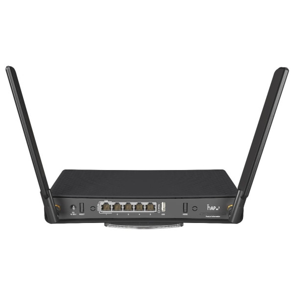 Купити Бездротовий маршрутизатор MikroTik hAP AX3 (C53UiG+5HPaxD2HPaxD)