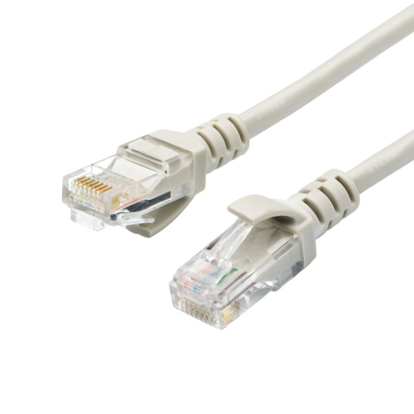 Купити Патч-корд литий, UTP, RJ45, Cat.5e, 7.5m, сірий