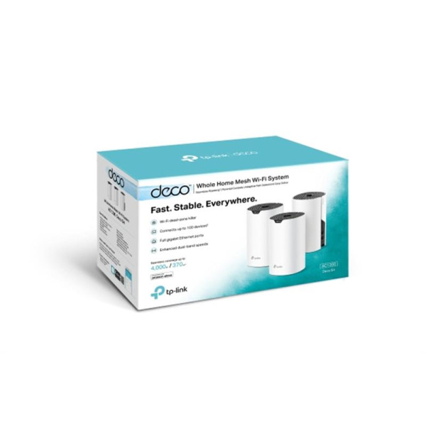 Купить Комплект з трьох Mesh Wi-Fi маршрутизаторів TP-Link Deco S4(3-pack)