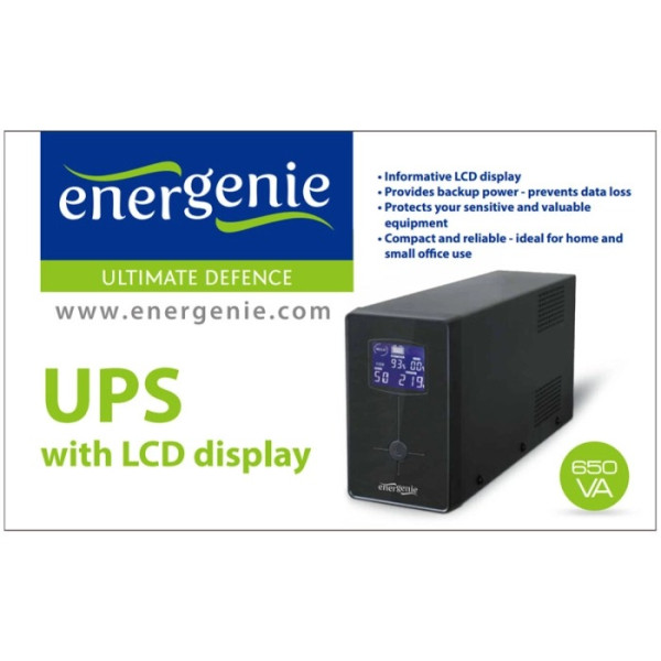 Купить Джерело безперебійного живлення EnerGenie EG-UPS-031 650VA