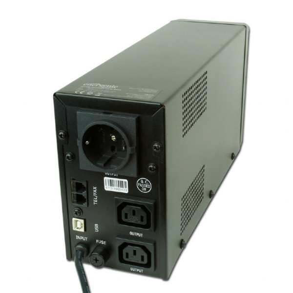 Купити Джерело безперебійного живлення EnerGenie EG-UPS-032 850VA, Line Int., AVR, 2xIEC+1xSchuko, USB, LCD, RJ11