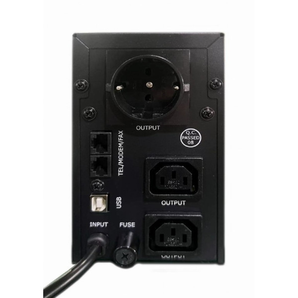 Купити Джерело безперебійного живлення EnerGenie EG-UPS-032 850VA, Line Int., AVR, 2xIEC+1xSchuko, USB, LCD, RJ11