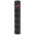 Купить Фільтр живлення Maxxter 5 розеток 1.8м (SPM5-G-6B) чорний