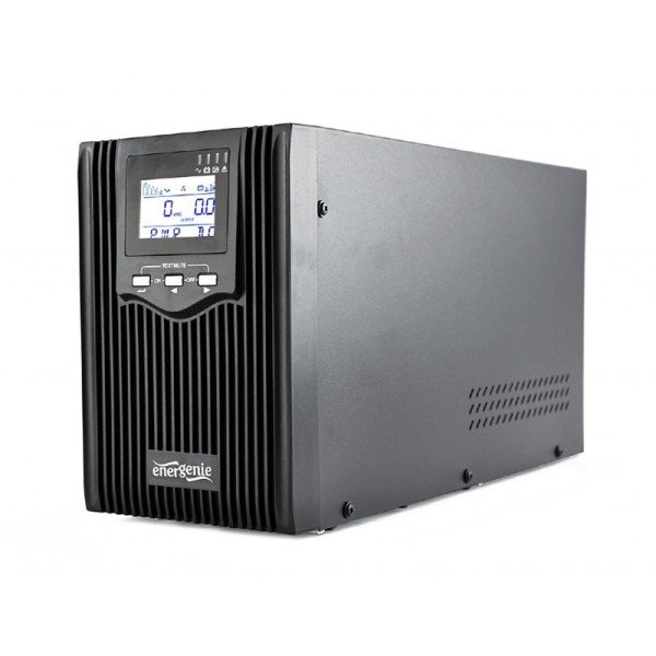 Купити Джерело безперебійного живлення EnerGenie EG-UPS-PS2000-01 2000VA, Line Int., AVR, 3xIEC, метал