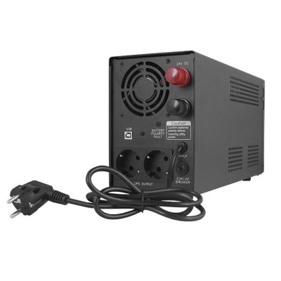 Купить Джерело безперебійного живлення Powercom INF-1500, Lin.int., AVR, 2 х евро, USB, металл (00210203)
