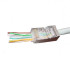 Купить Конектор RJ 45 Cablexpert (LC-PTF-01/10) екранований, із позолоченими контактами, з наскрізними отворами (10 шт/уп)