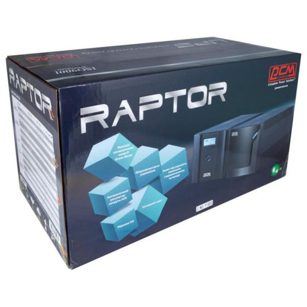 Купити Джерело безперебійного живлення Powercom RPT-1500AP, 4xSchuko, LCD (00210225)