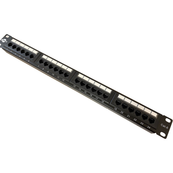 Купити Патч-панель ATcom P6024 19" 24хRJ-45 UTP 1U cat.6