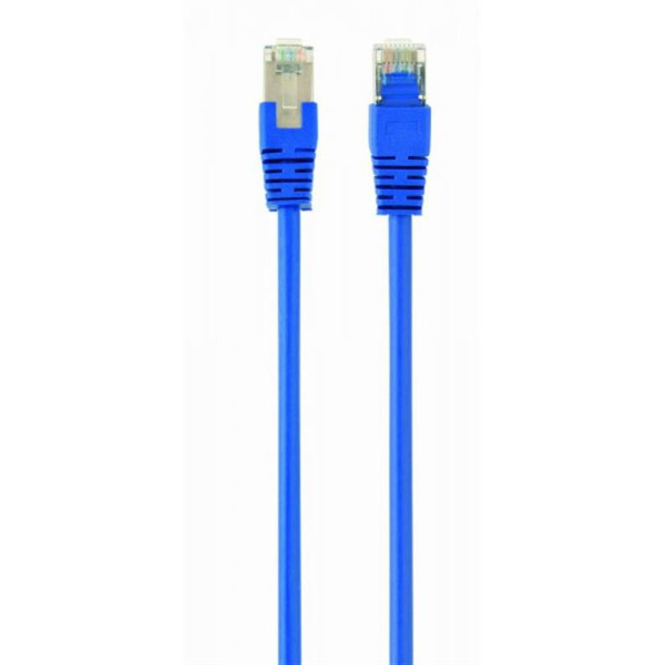 Купити Патч-корд FTP Cablexpert (PP22-0.5M/B) cat.5Е, литий, 50u штекер із засувкою, 0.5м, синій