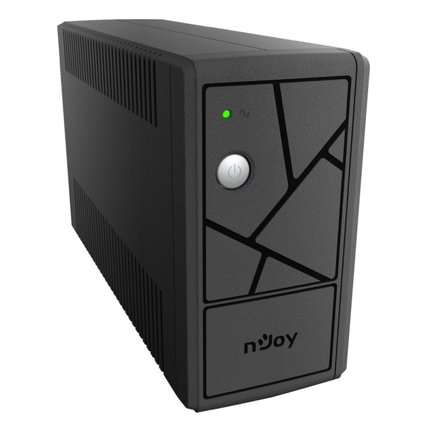 Купить Джерело безперебійного живлення NJOY Keen 600 (UPLI-LI060KE-CG01B) Lin.int., AVR, 2 x евро, пластик
