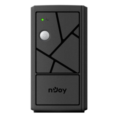 Купити Джерело безперебійного живлення NJOY Keen 600 (UPLI-LI060KU-CG01B) Lin.int., AVR, 2 x евро, USB, пластик