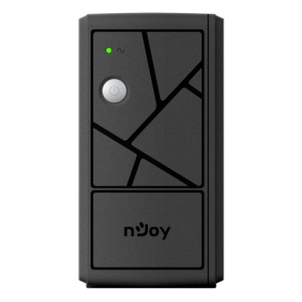 Купить Джерело безперебійного живлення NJOY Keen 600 (UPLI-LI060KU-CG01B) Lin.int., AVR, 2 x евро, USB, пластик