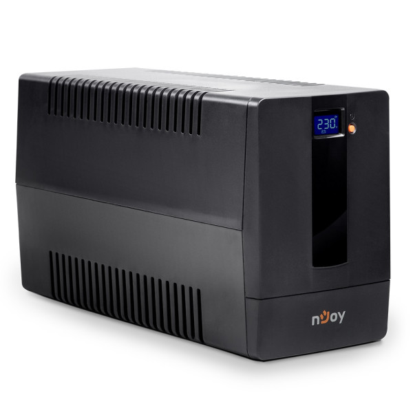 Купити Джерело безперебійного живлення NJOY Horus Plus 1000 (PWUP-LI100H1-AZ01B), Lin.int., AVR, 4 x евро, USB, LCD, пластик