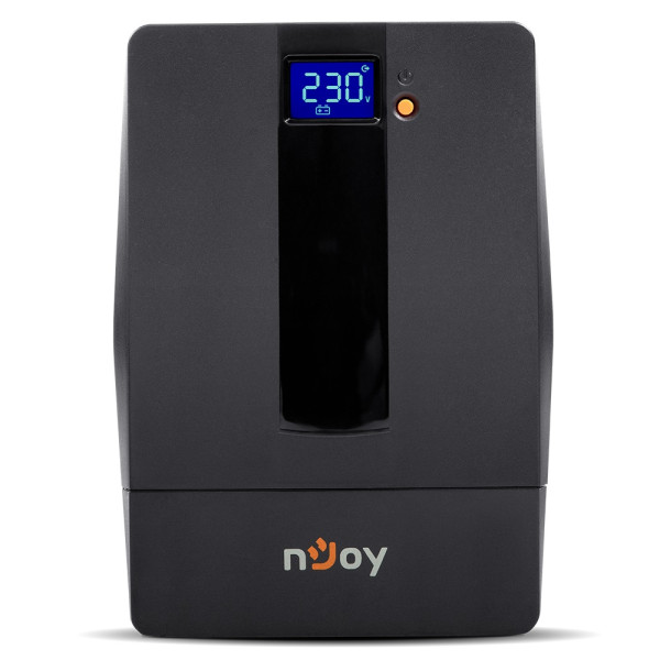 Купити Джерело безперебійного живлення NJOY Horus Plus 1500 (PWUP-LI150H1-AZ01B) Lin.int., AVR, 4 x евро, USB, LCD, пластик