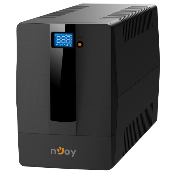 Купити Джерело безперебійного живлення NJOY Horus Plus 1500 (PWUP-LI150H1-AZ01B) Lin.int., AVR, 4 x евро, USB, LCD, пластик