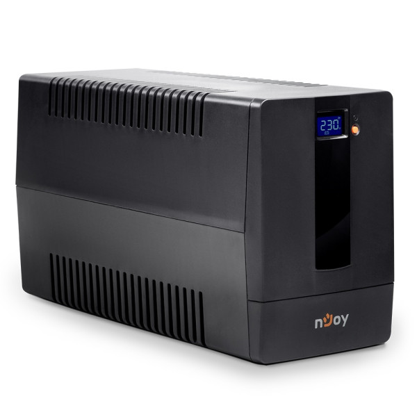 Купити Джерело безперебійного живлення NJOY Horus Plus 1500 (PWUP-LI150H1-AZ01B) Lin.int., AVR, 4 x евро, USB, LCD, пластик