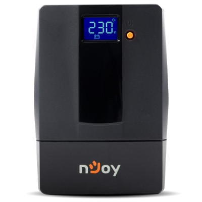 Купить Джерело безперебійного живлення NJOY Horus Plus 2000 (PWUP-LI200H1-AZ01B) Lin.int., AVR, 4 x евро, USB, LCD, пластик