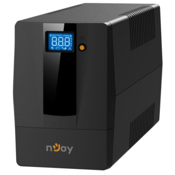 Купити Джерело безперебійного живлення NJOY Horus Plus 2000 (PWUP-LI200H1-AZ01B) Lin.int., AVR, 4 x евро, USB, LCD, пластик