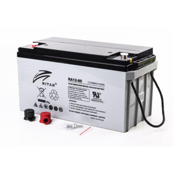 Купити Акумуляторна батарея Ritar 12V 80AH (RA12-80) AGM