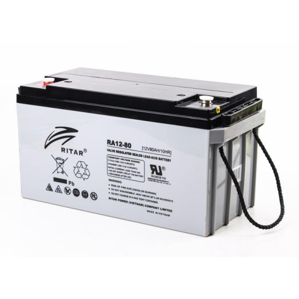 Купити Акумуляторна батарея Ritar 12V 80AH (RA12-80) AGM