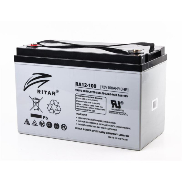 Купити Акумуляторна батарея Ritar 12V 100AH (RA12-100) AGM