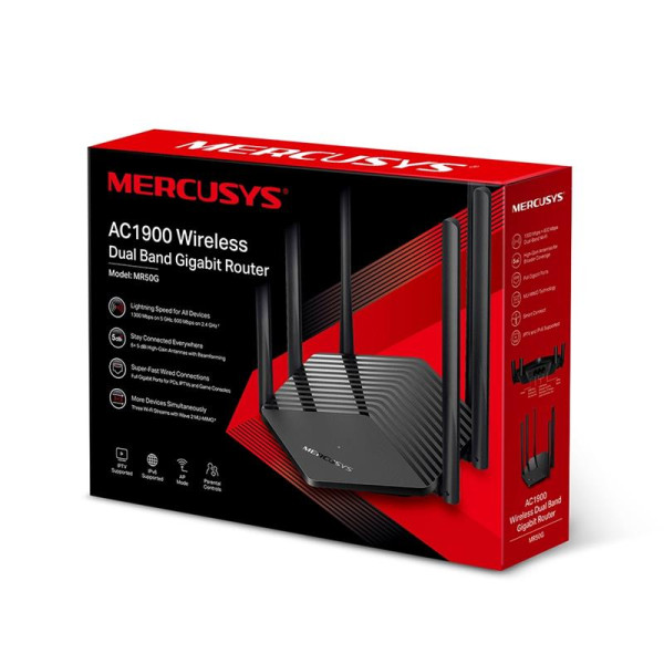 Купити Бездротовий маршрутизатор Mercusys MR50G