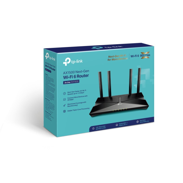 Купити Бездротовий маршрутизатор TP-Link Archer AX1500