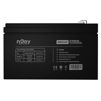 Купити Акумуляторна батарея Njoy GP07122F 12V 7AH (BTVACGUOBTD2FCN01B) AGM