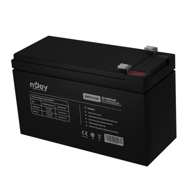 Купити Акумуляторна батарея Njoy GP07122F 12V 7AH (BTVACGUOBTD2FCN01B) AGM