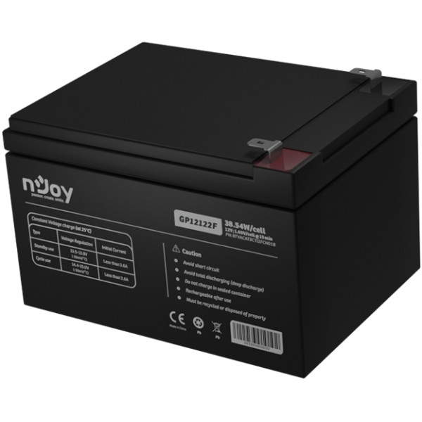 Купити Акумуляторна батарея Njoy GP12122F 12V 12AH (BTVACATBCTI2FCN01B) AGM
