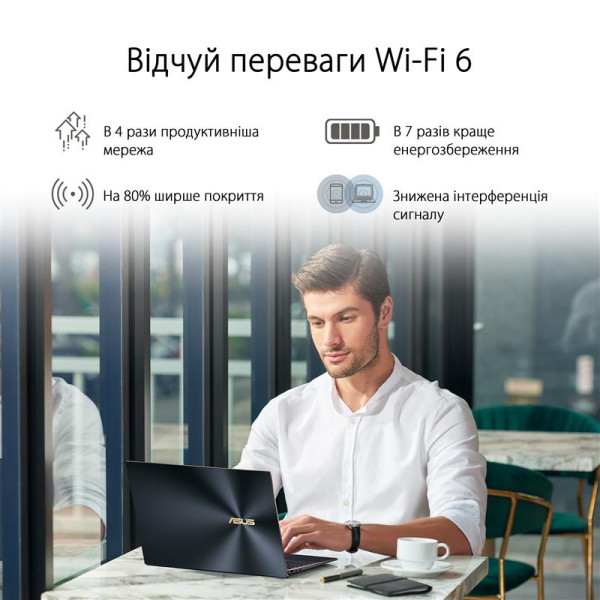 Купить Бездротовий адаптер Asus USB-AX56W/O cradle (90IG06H0-MO0R10)