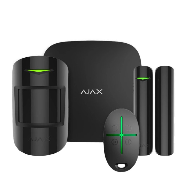 Купити Комплект охоронної сигналізації Ajax StarterKit 2 (8EU) Black (35973.162.BL1/35973.102.BL1)