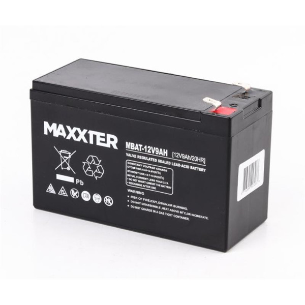 Купить Акумуляторна батарея Maxxter 12V 9AH (MBAT-12V9AH) AGM