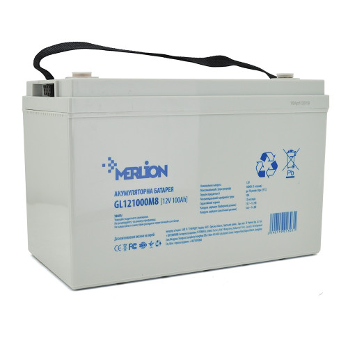 Купити Акумуляторна батарея Merlion 12V 100AH (GL121000M8/01303) GEL