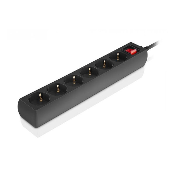 Купити Фільтр живлення REAL-EL RS-6 Protect M 1.8м Black (EL122300032)